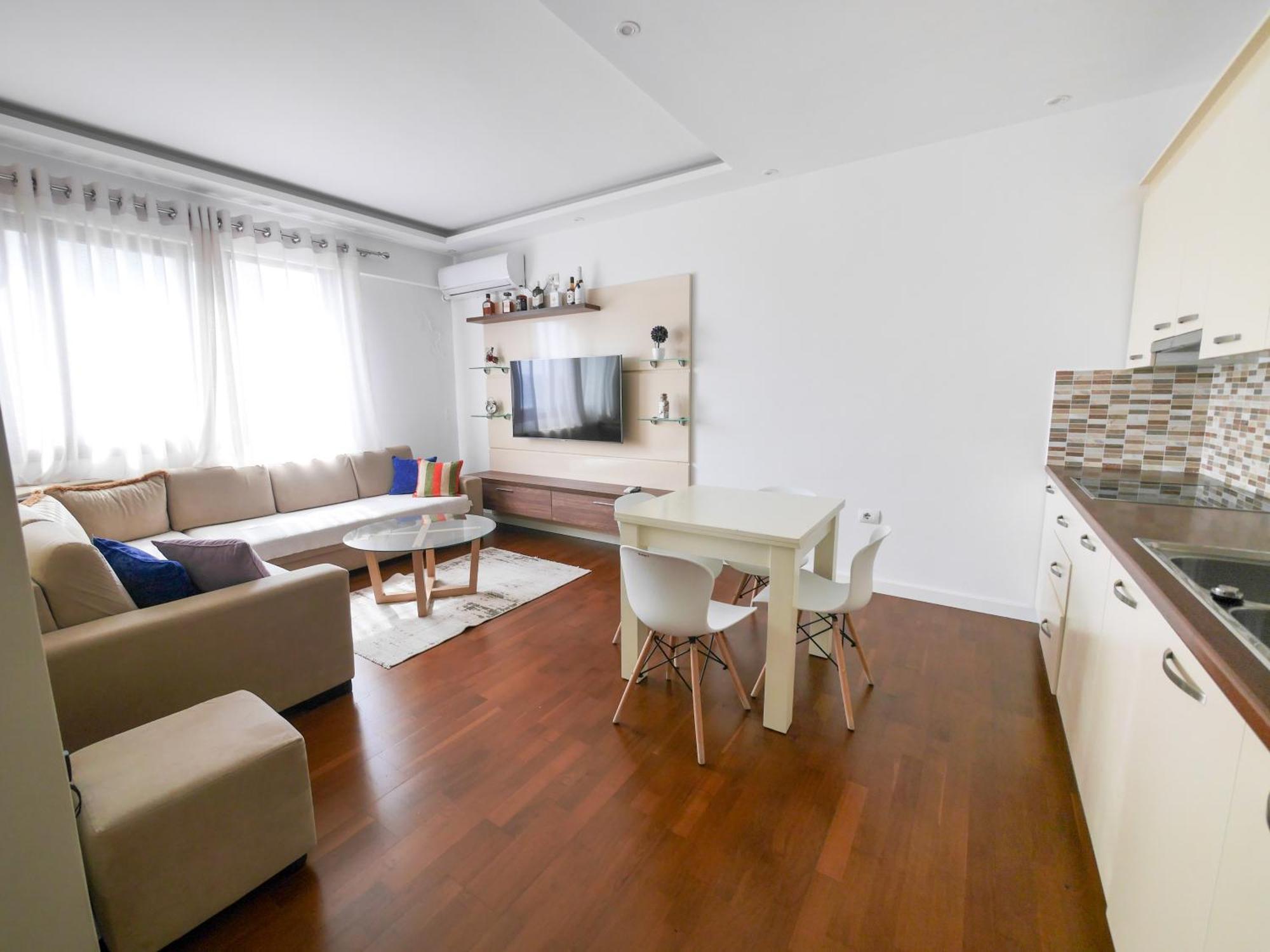 Seaview Apartment Vlore Bagian luar foto