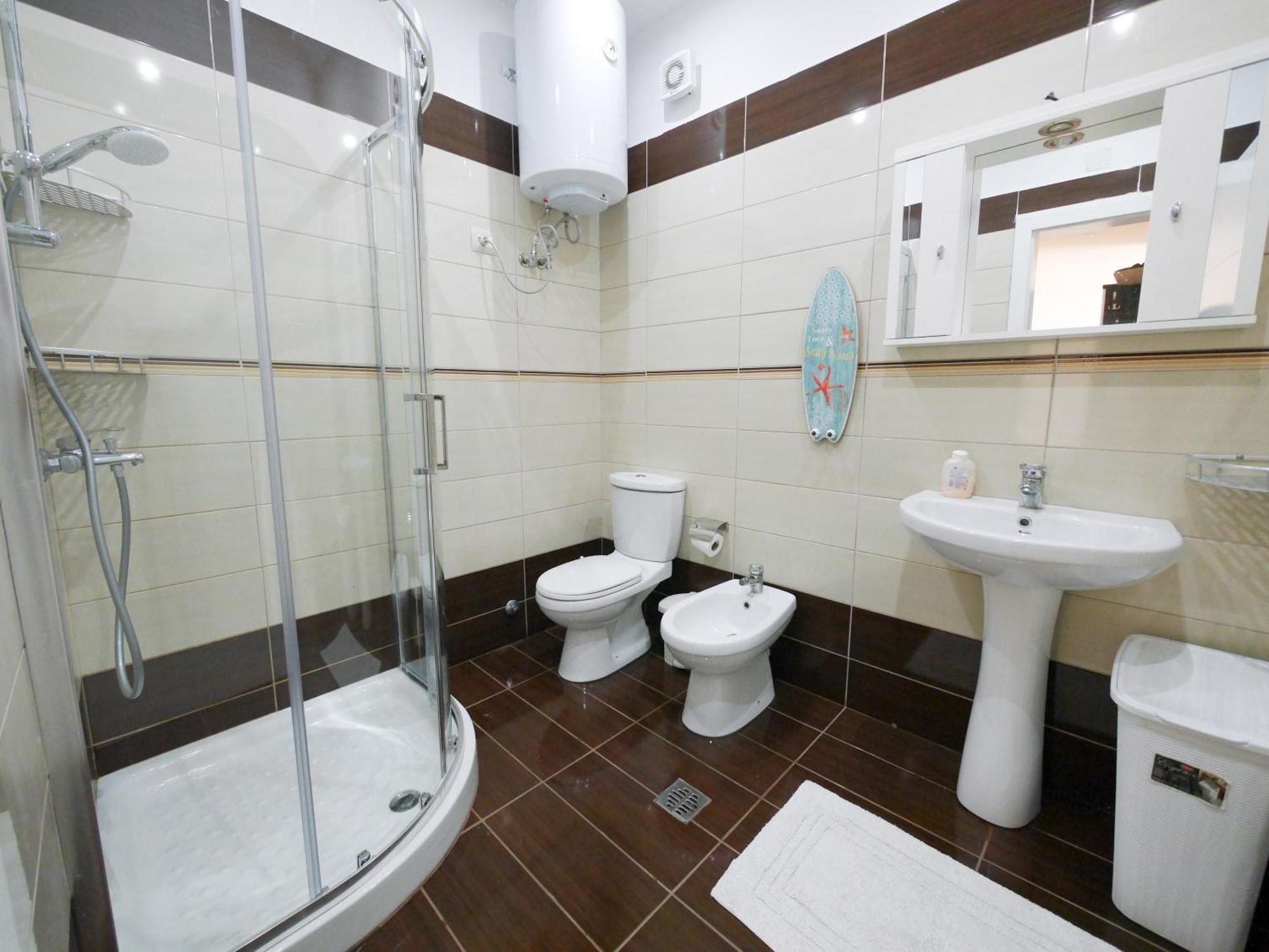 Seaview Apartment Vlore Bagian luar foto